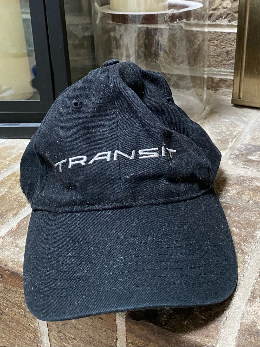 TRANSIT Black Baseball Cap